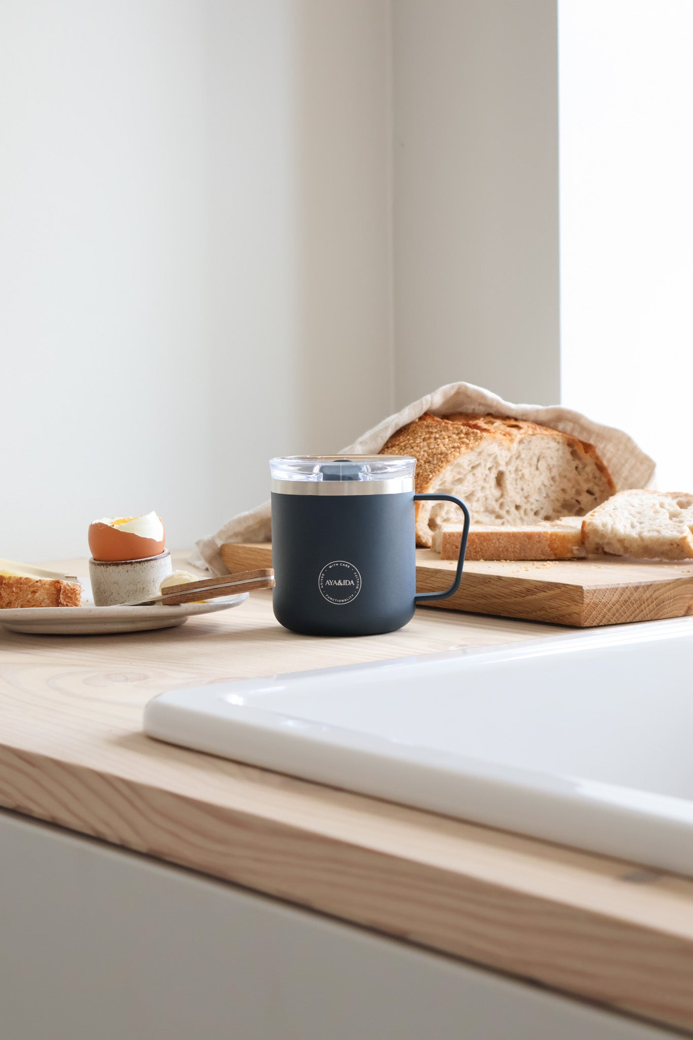 Carry termokop, Navy blue - 300 ml